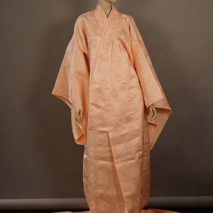 Pink silk hand made vintage kimono, never worn